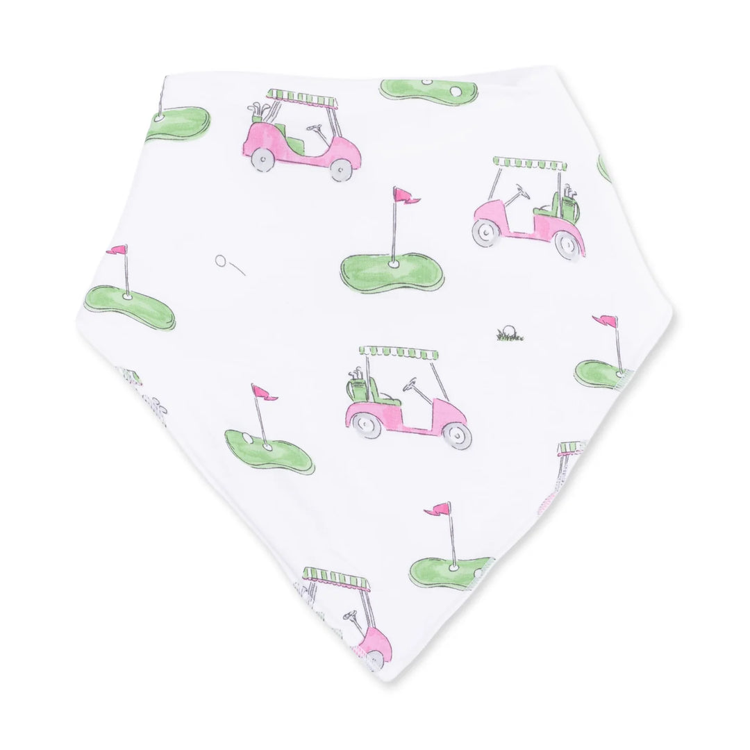 GOLF CARTS PINK BANDANA BIB