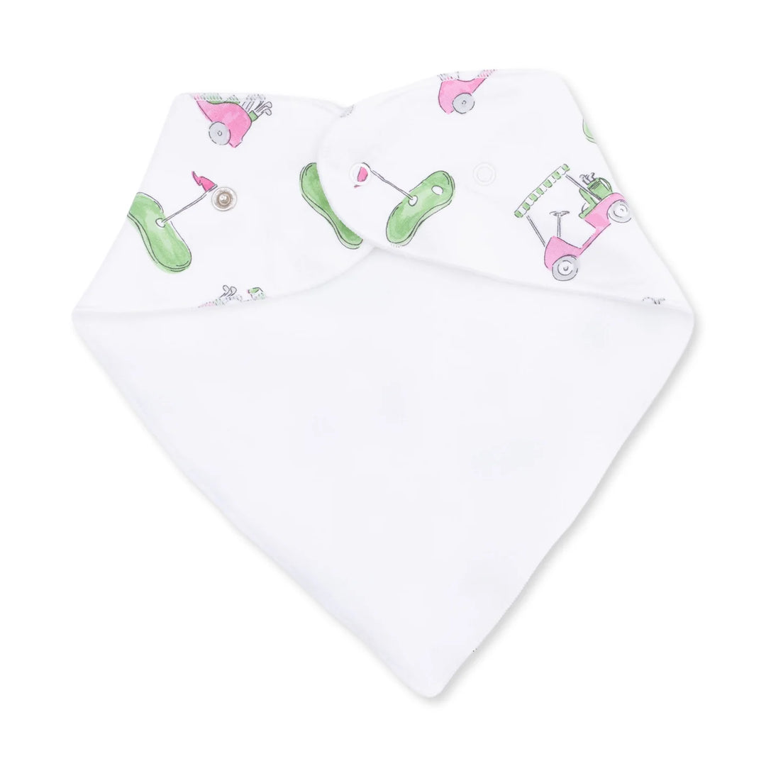 GOLF CARTS PINK BANDANA BIB