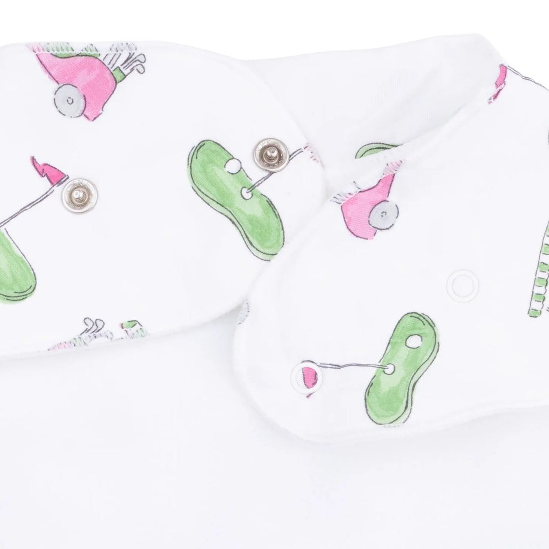 GOLF CARTS PINK BANDANA BIB