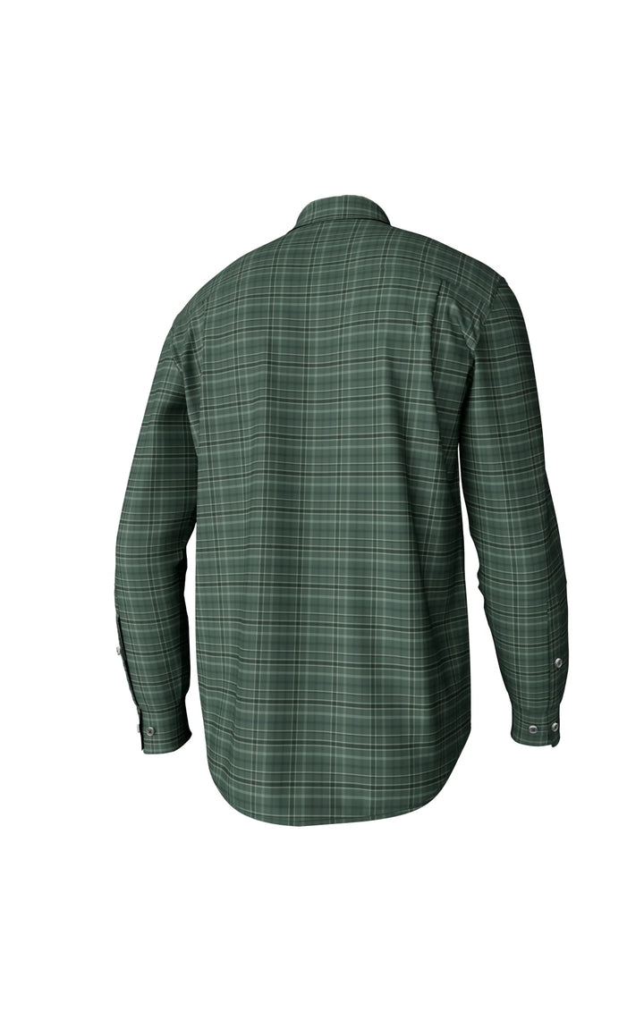 Green Horton Plaid Youth Hadley Luxe Long Sleeve Button Down – Classic Boys’ Green Plaid Dress Shirt | Walker Boutique
