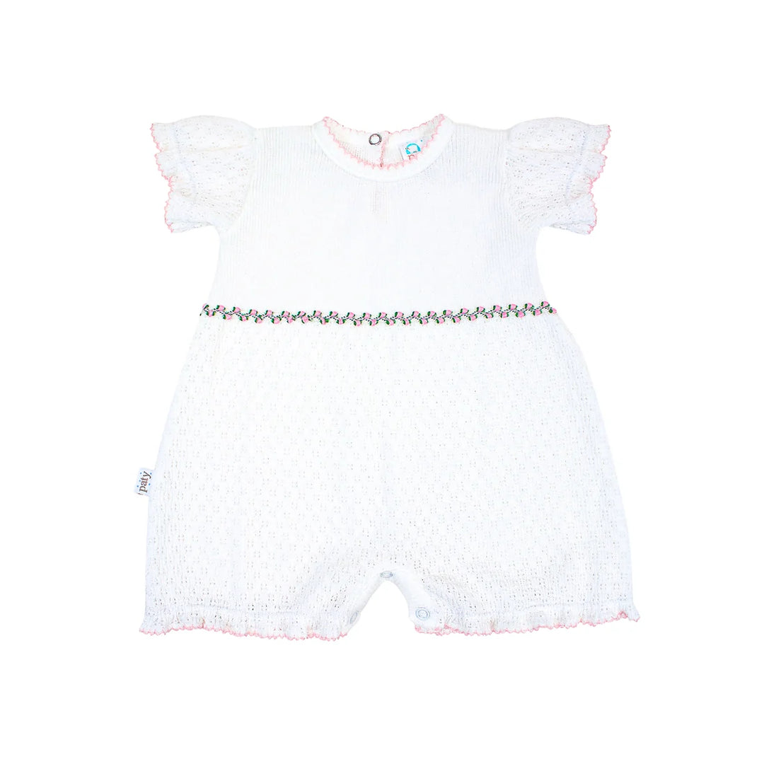 PATY KNIT WHITE AND PINK RUTH BUBBLE