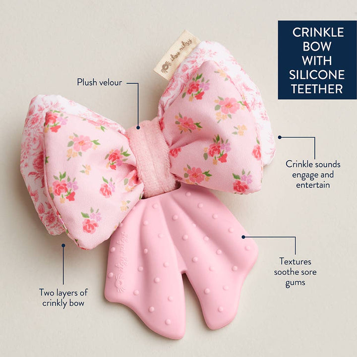 BOW TEENSY CRINKLE TEETHER