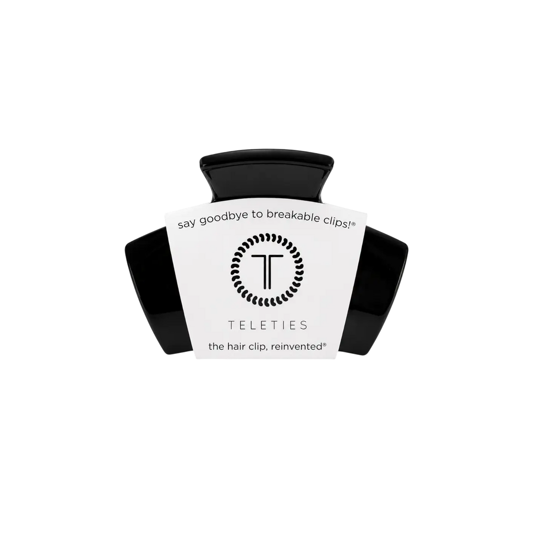 TELETIES HAIR CLIP JET BLACK