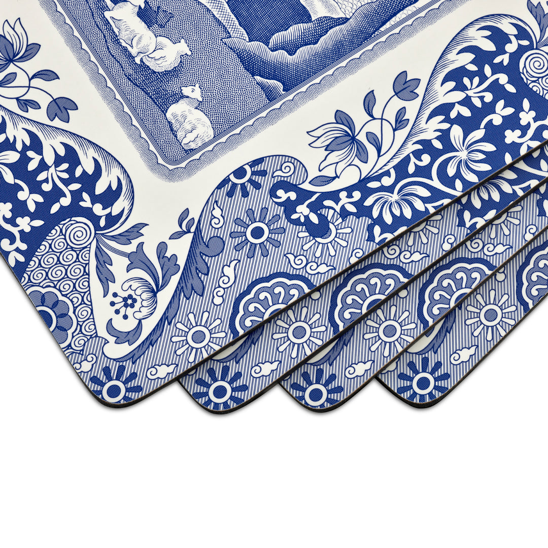 BLUE ITALIAN PLACEMATS SET