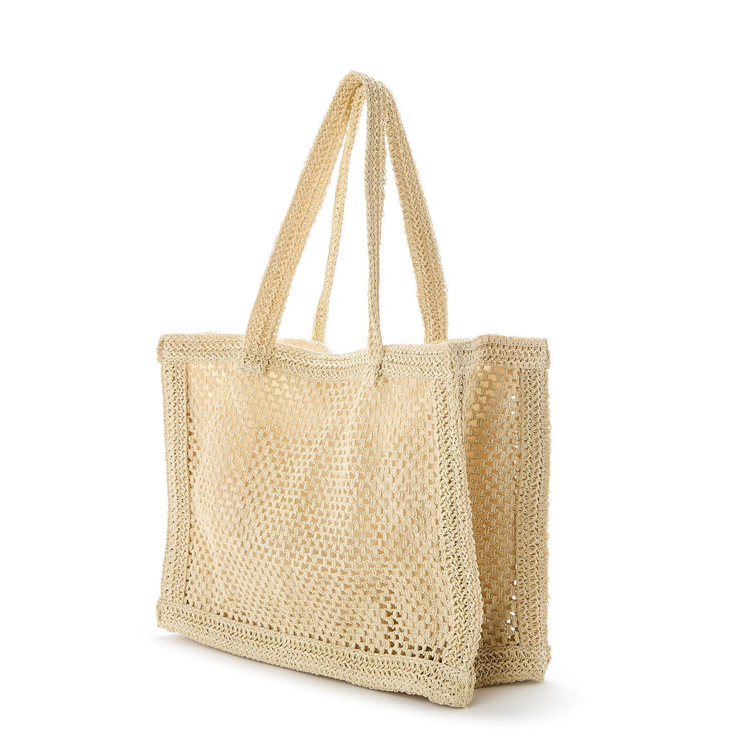 RAFFIA TOTE BAG