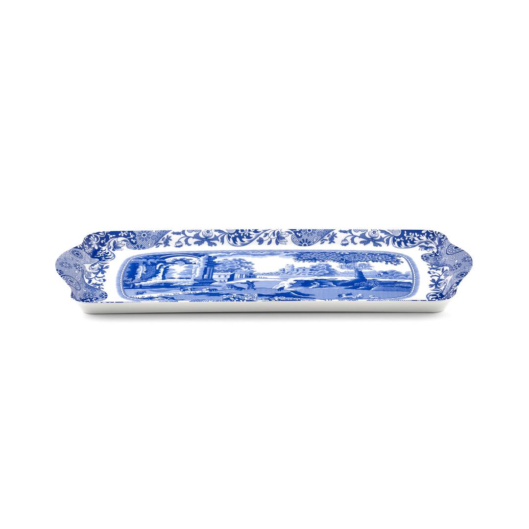 BLUE ITALIAN MELAMINE SANDWICH TRAY