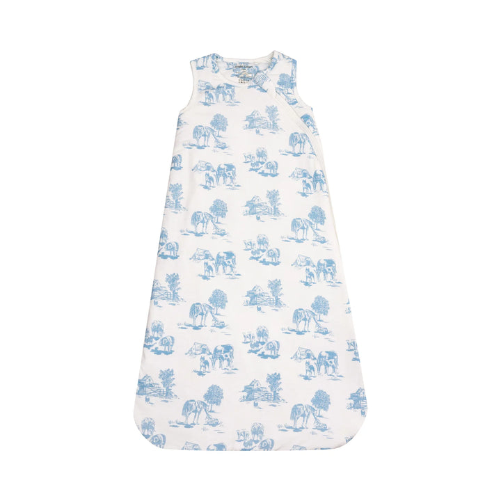 BLUE FARM TOILE SLEEP BAG