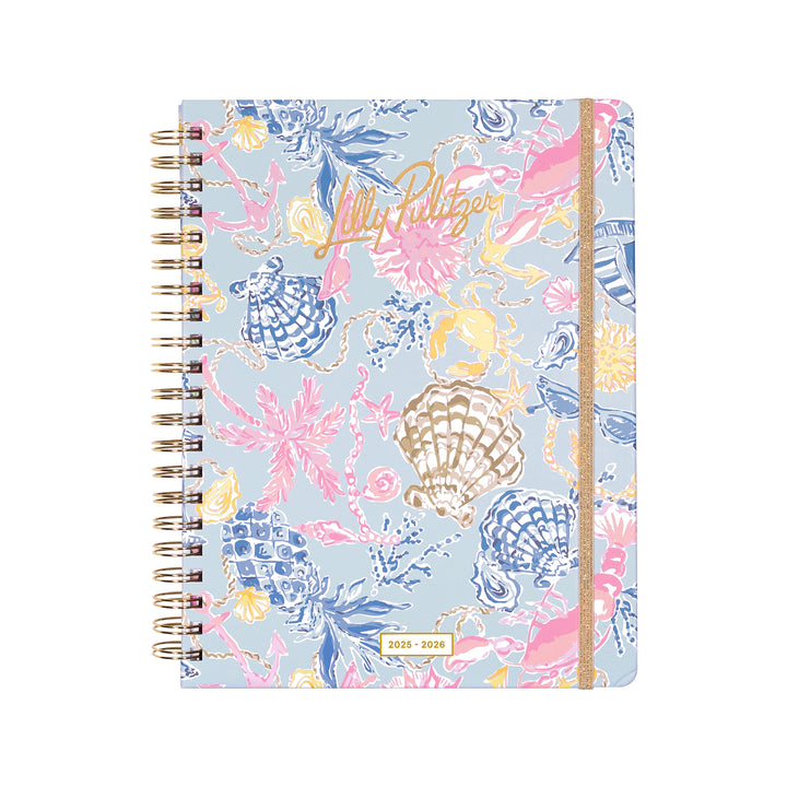 2025-2026 LILLY PULITZER JUMBO 17 MONTH AGENDA | BLUETTE LIL BAREFOOT BEACH
