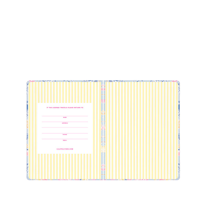 2025-2026 LILLY PULITZER JUMBO 17 MONTH AGENDA | BLUETTE LIL BAREFOOT BEACH