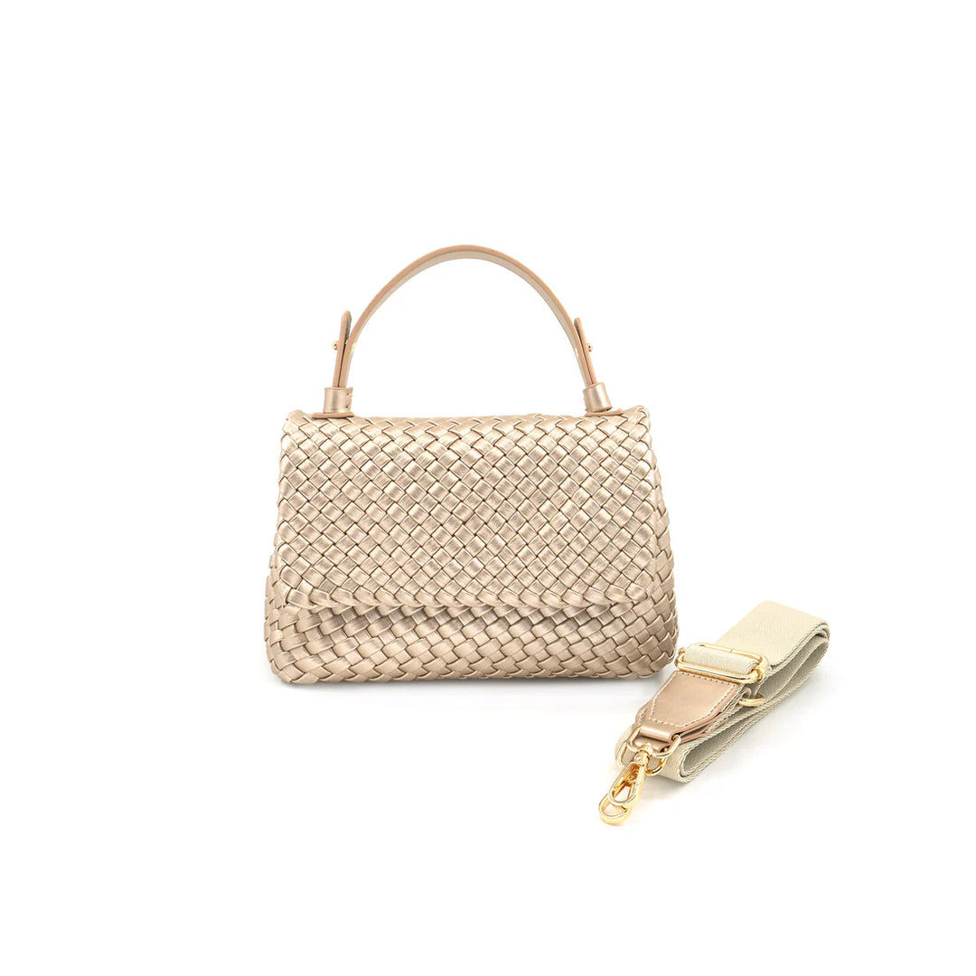 GOLD BERLIN WOVEN BAG