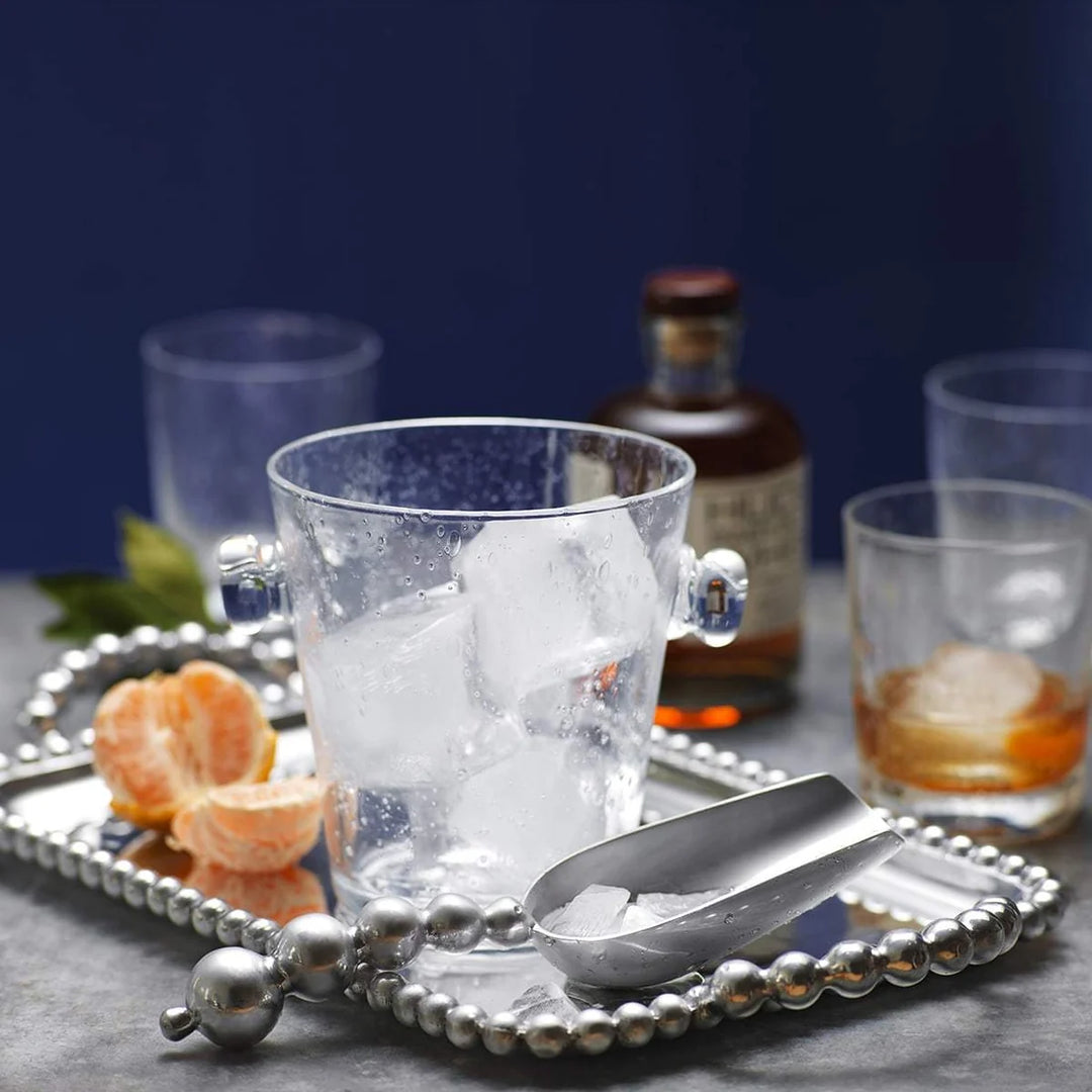 BEADED MEDIUM SERVICE TRAY