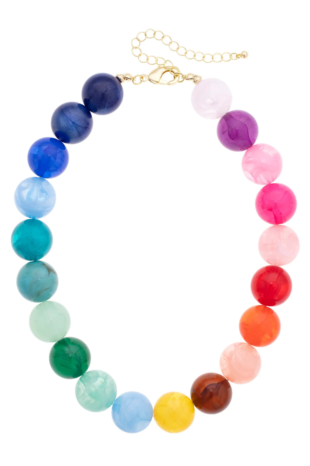 MULTI COLOR MARJORIE BEADED NECKLACE