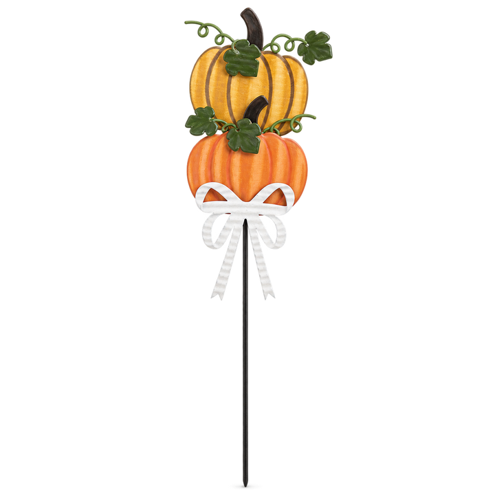CHINOISERIE PUMPKIN TOPIARY GARDEN STAKE