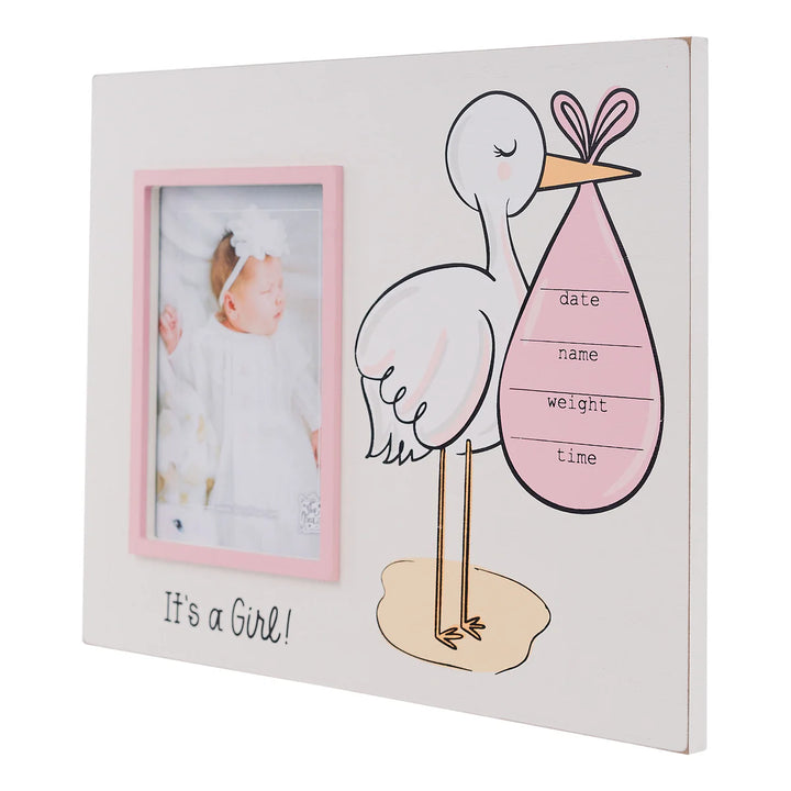 IT'S A GIRL STORK FRAME