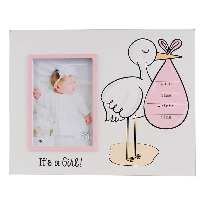 IT'S A GIRL STORK FRAME