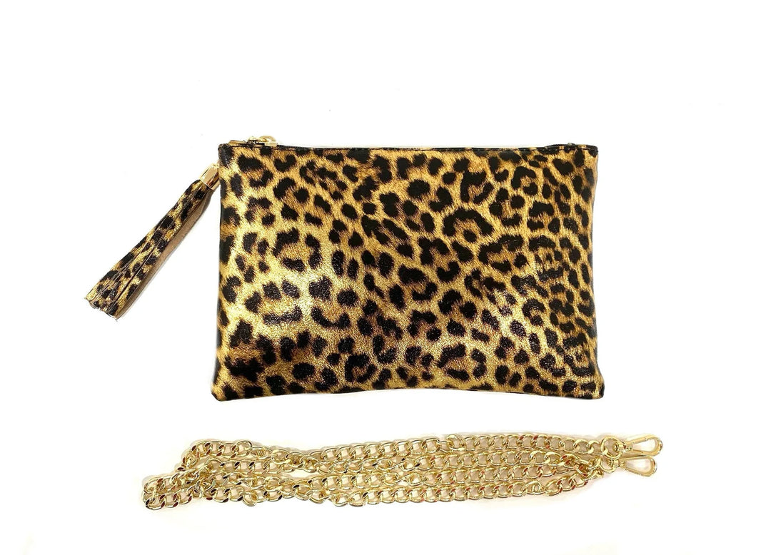 LEOPARD LEATHER PURSE