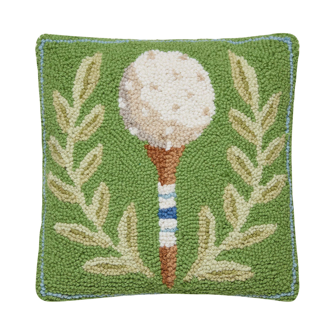 GOLF ON TEE WREATH HOOK PILLOW