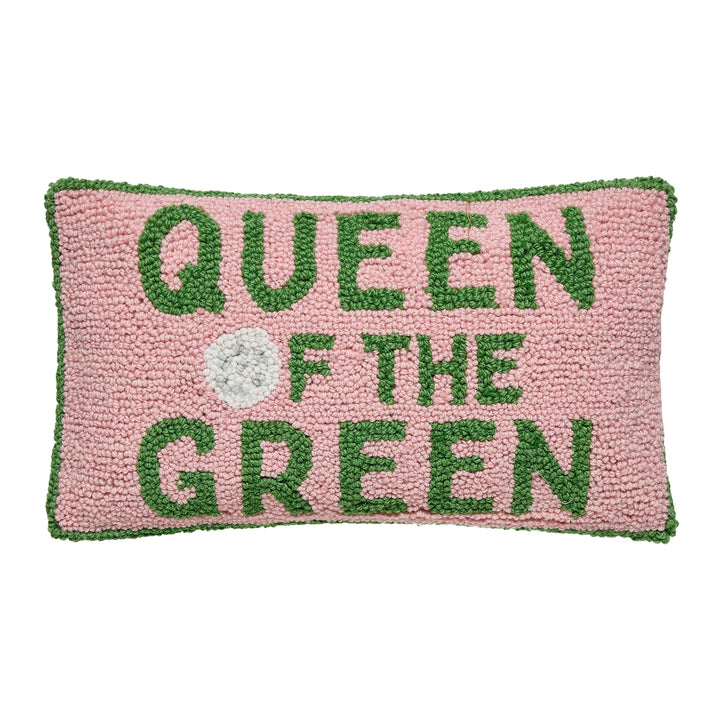 QUEEN OF THE GREEN HOOK PILLOW