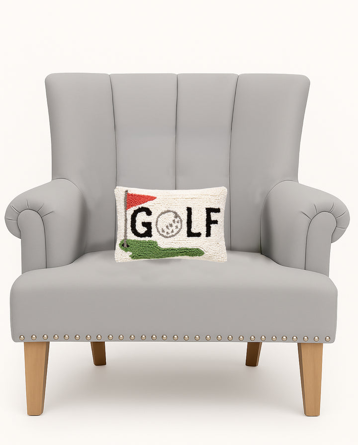 GOLF ON THE GREEN HOOK PILLOW
