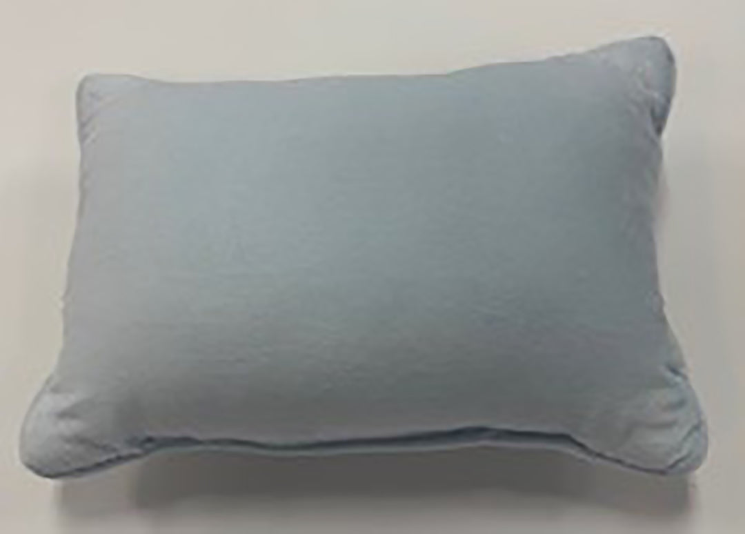 VELVET BACKING OF PILLOW