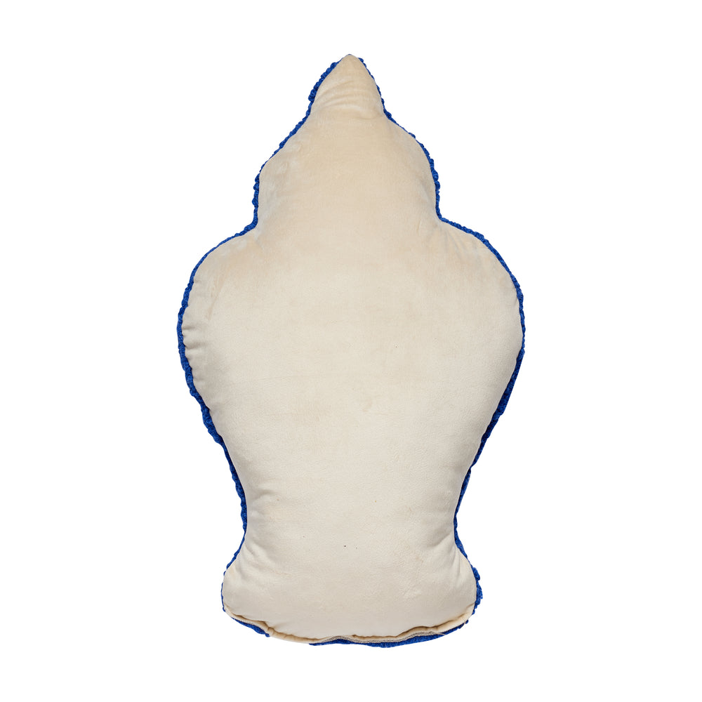 BACK OF VASE SHAPED PILLOW