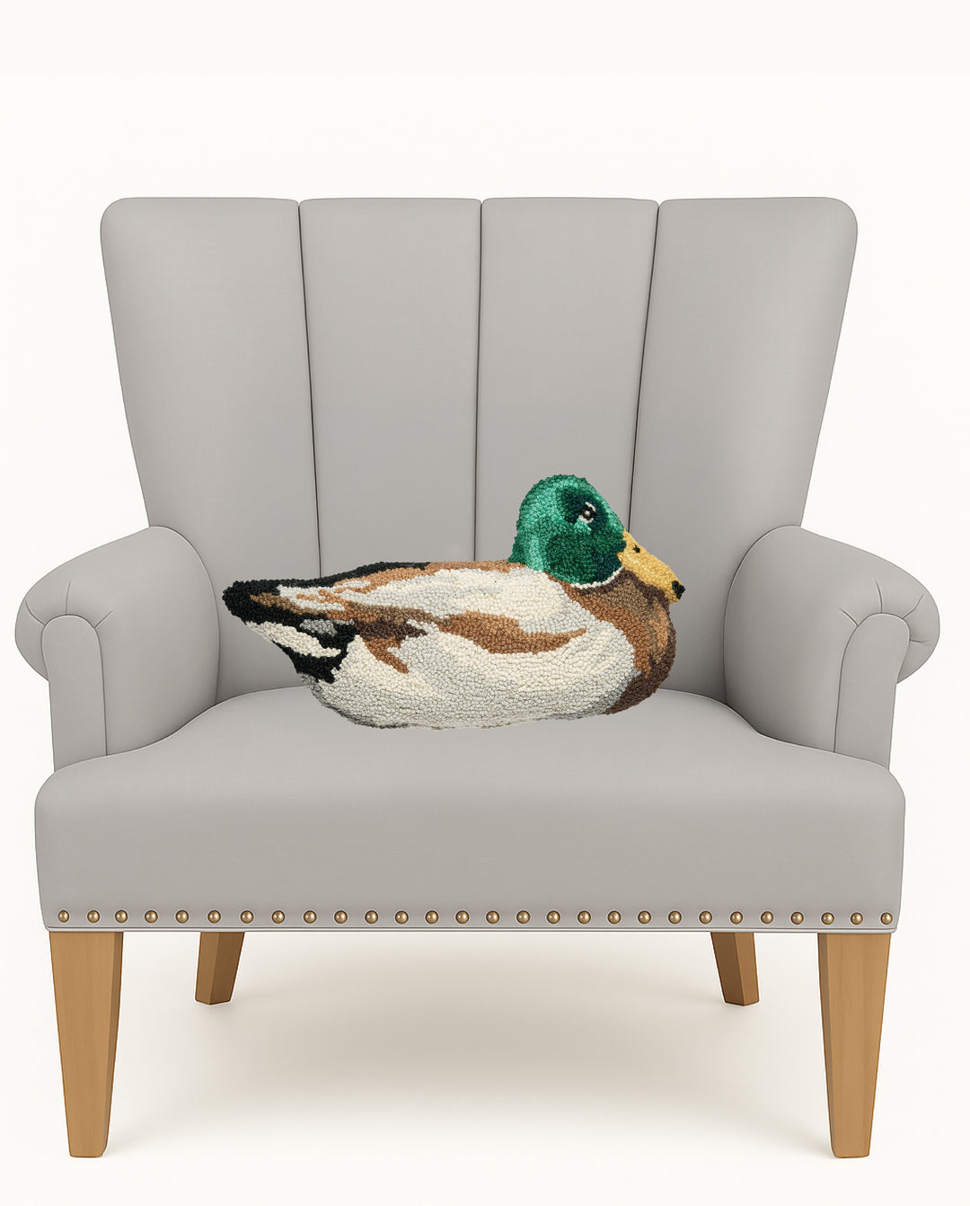 Mallard Duck Shaped Hook Pillow
