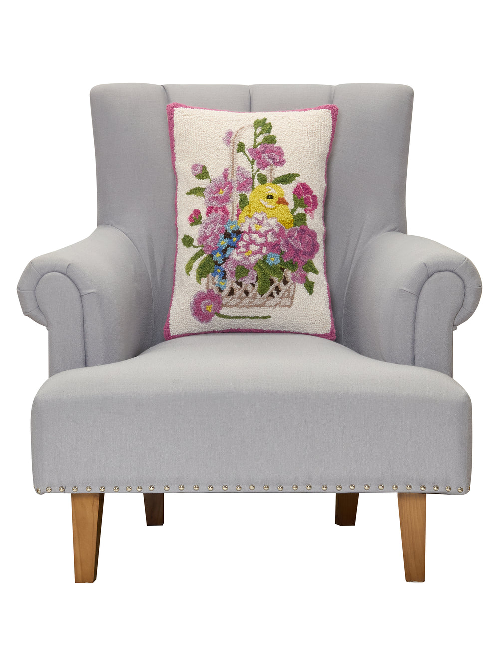 pillow on chair