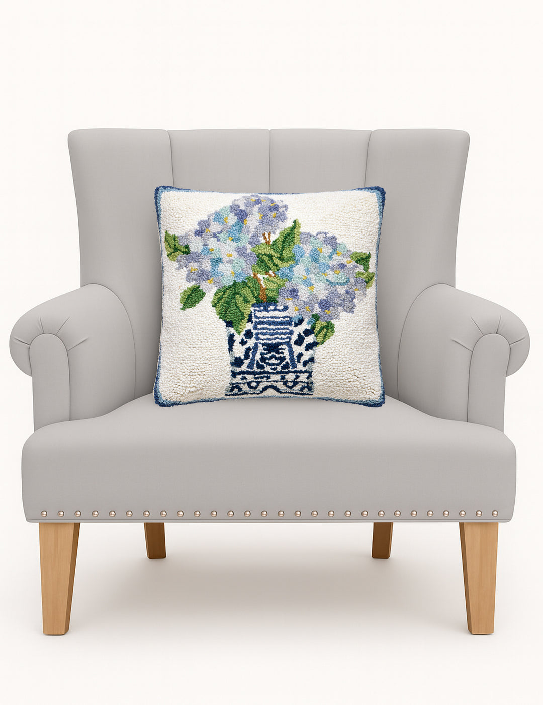 RHAPSODY IN BLUE I HOOK PILLOW