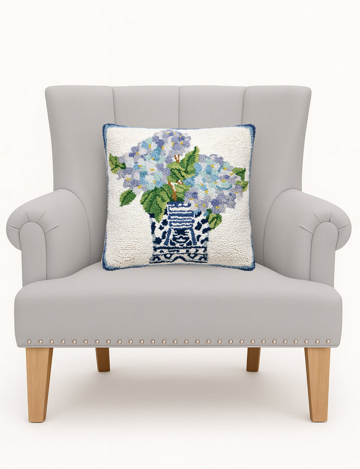 RHAPSODY IN BLUE I HOOK PILLOW