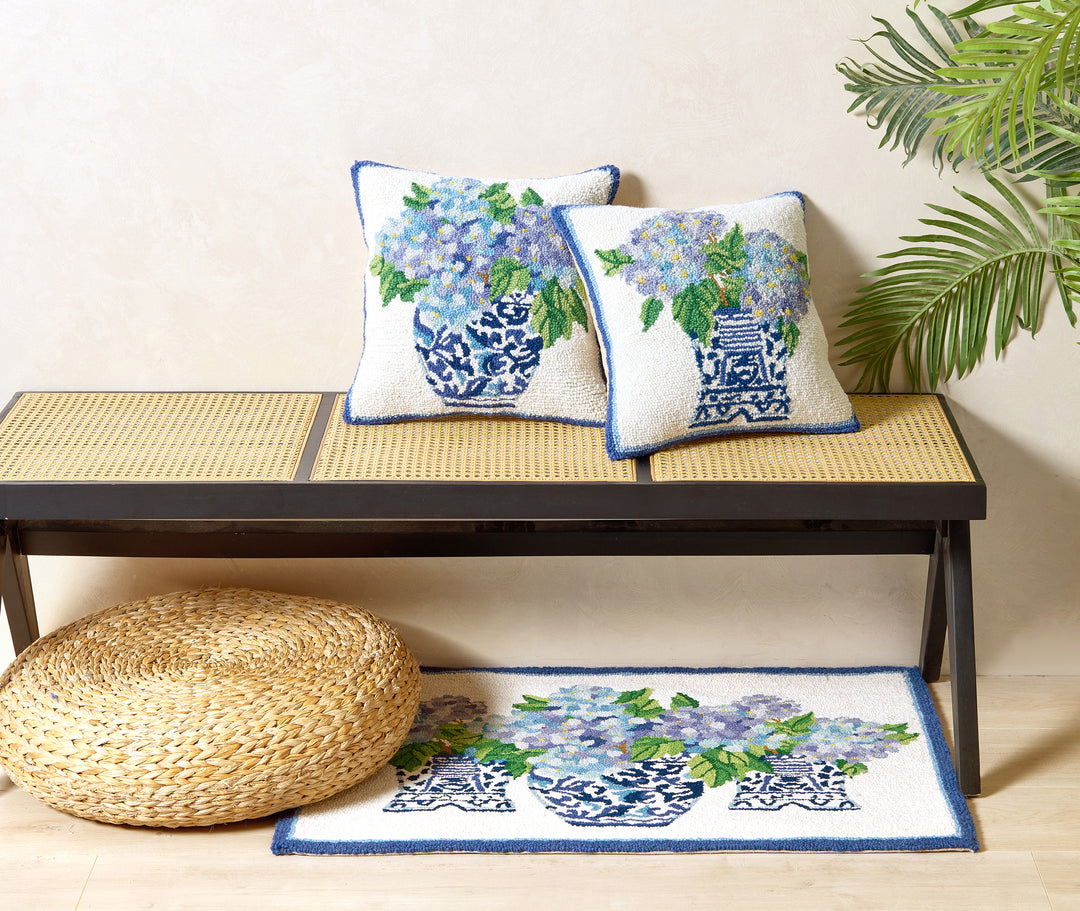 RHAPSODY IN BLUE HOOK RUG