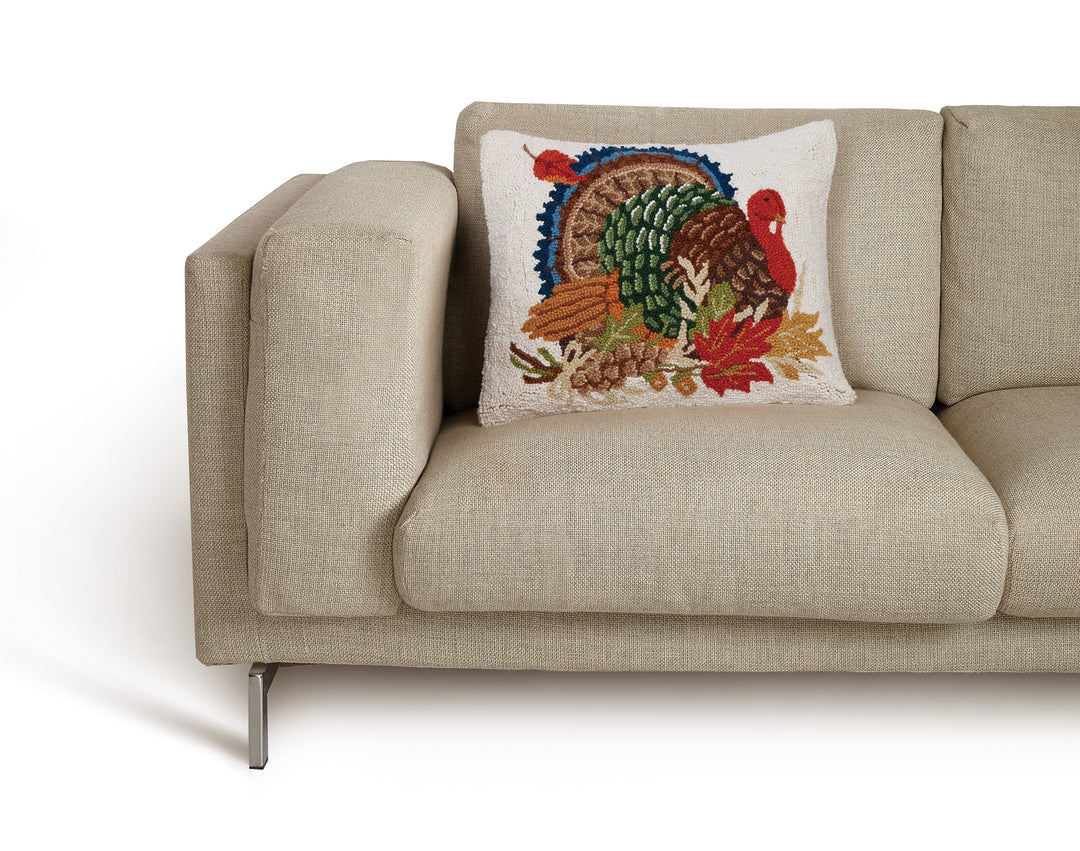 TURKEY FALL HOOK PILLOW