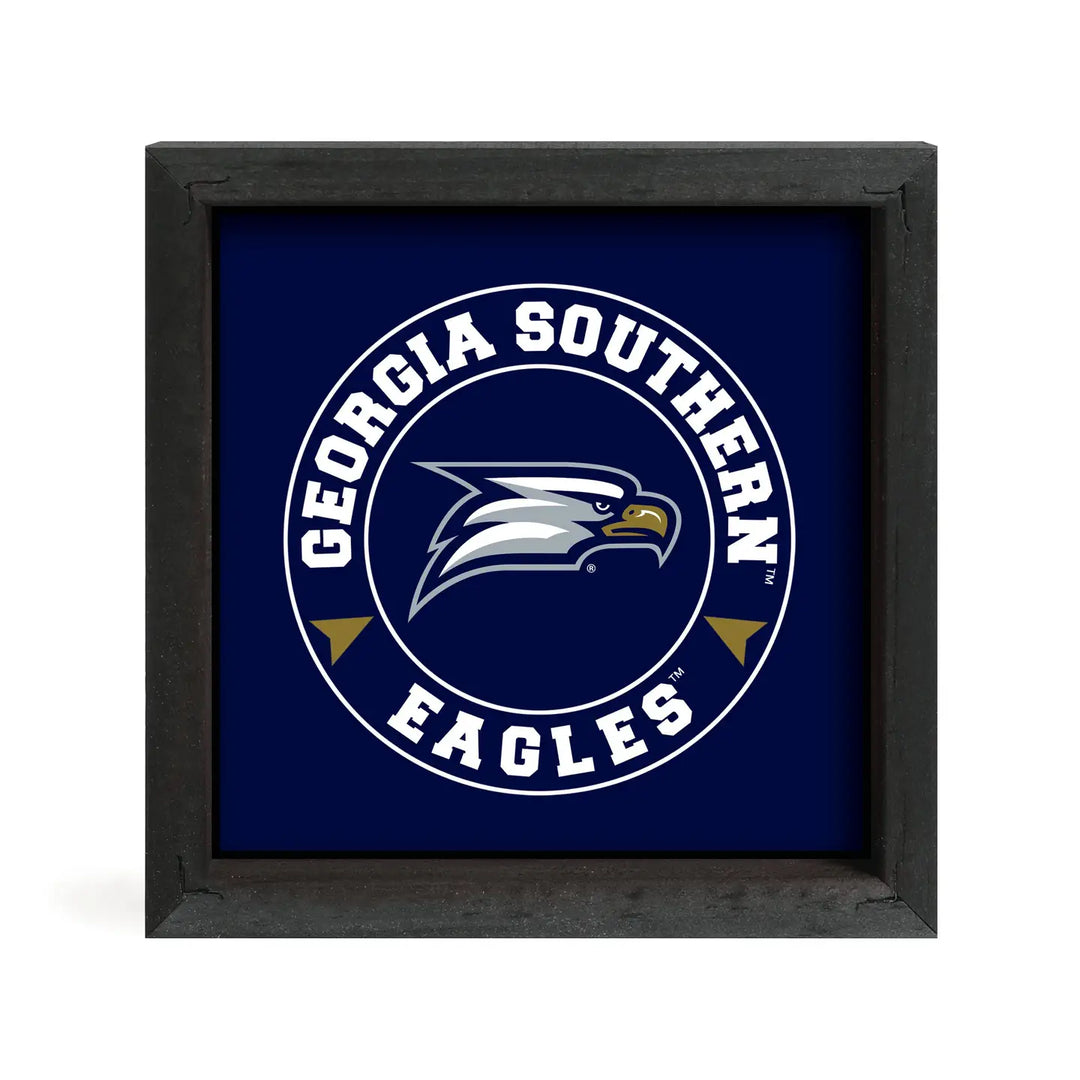 GSU CIRCLE LOGO FRAMED ART