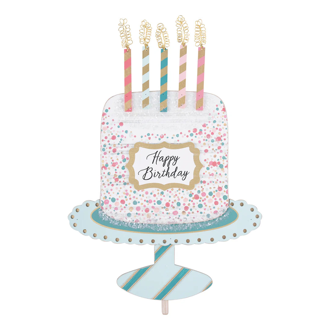 FANCY HAPPY BIRTHDAY CAKE TOPPER