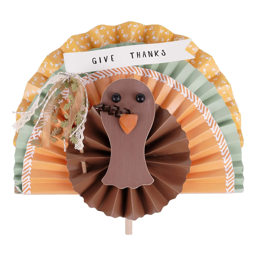 GIVE THANKS TURKEY TOPPER