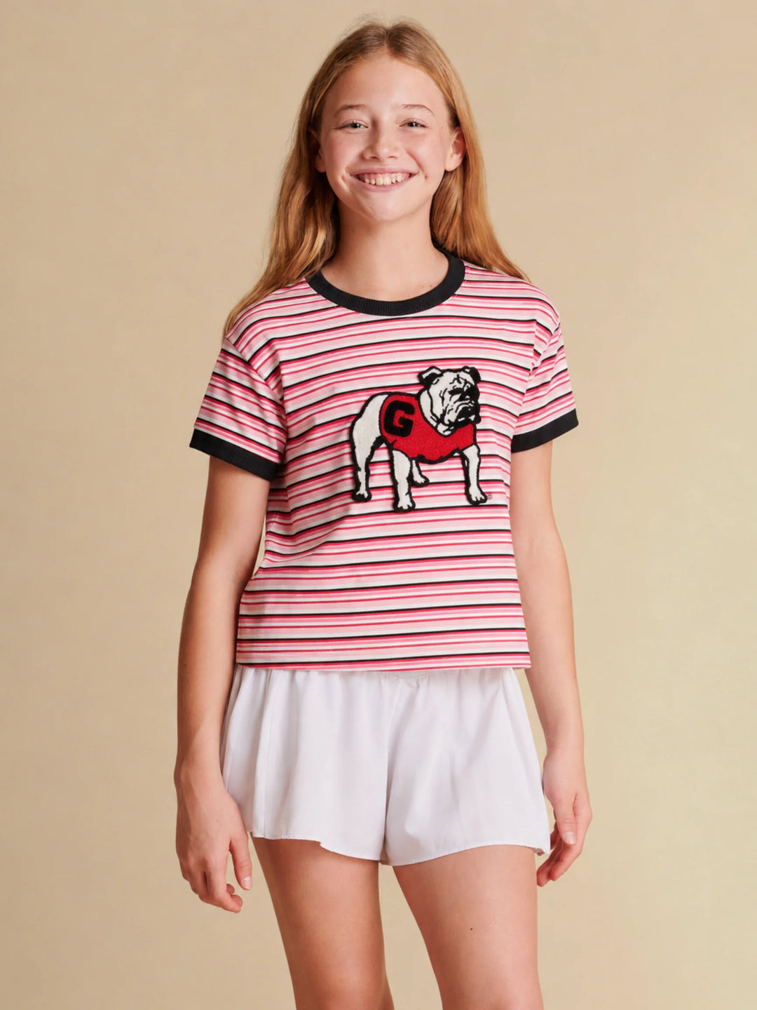 GEORGIA GIRLS WEEKEND STRIPE TEE