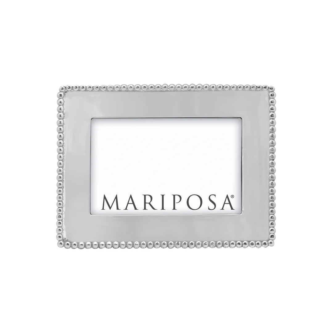 BEADED 4X6 ENGRAVABLE FRAME