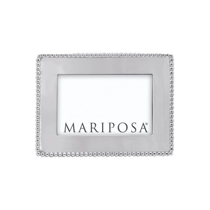 BEADED 4X6 ENGRAVABLE FRAME