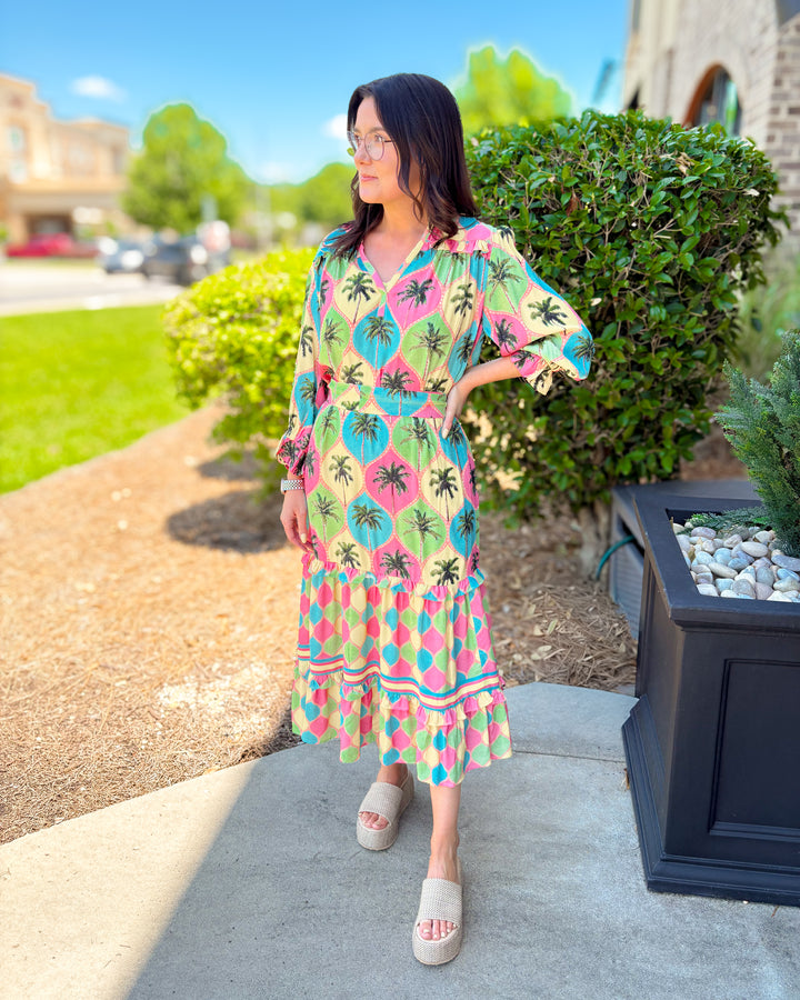 EMILY LOVELOCK: ADELA DRESS | MULTI