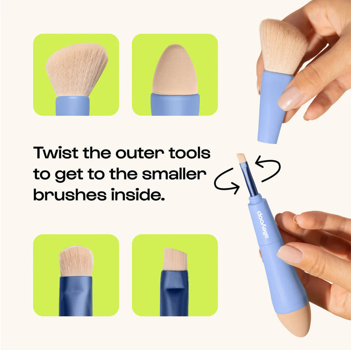 MULTI-TASKER MAKEUP BRUSH