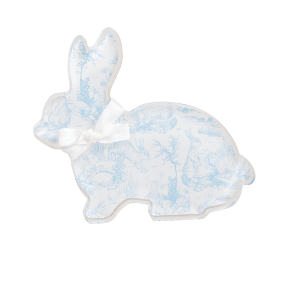 TOILE ACRYLIC LAYING DOWN BUNNY SITTER