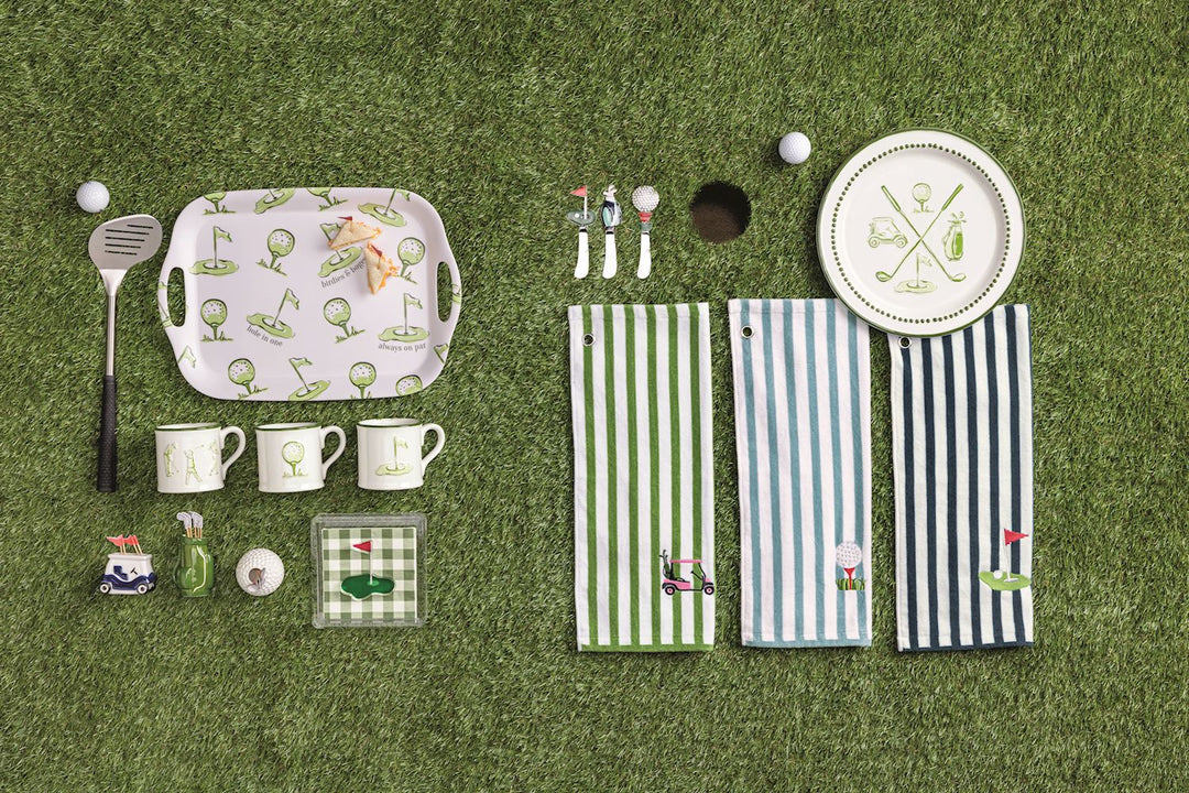 GOLF INSPIRED ACRYLIC COCKTAIL NAPKIN HOLDER SET