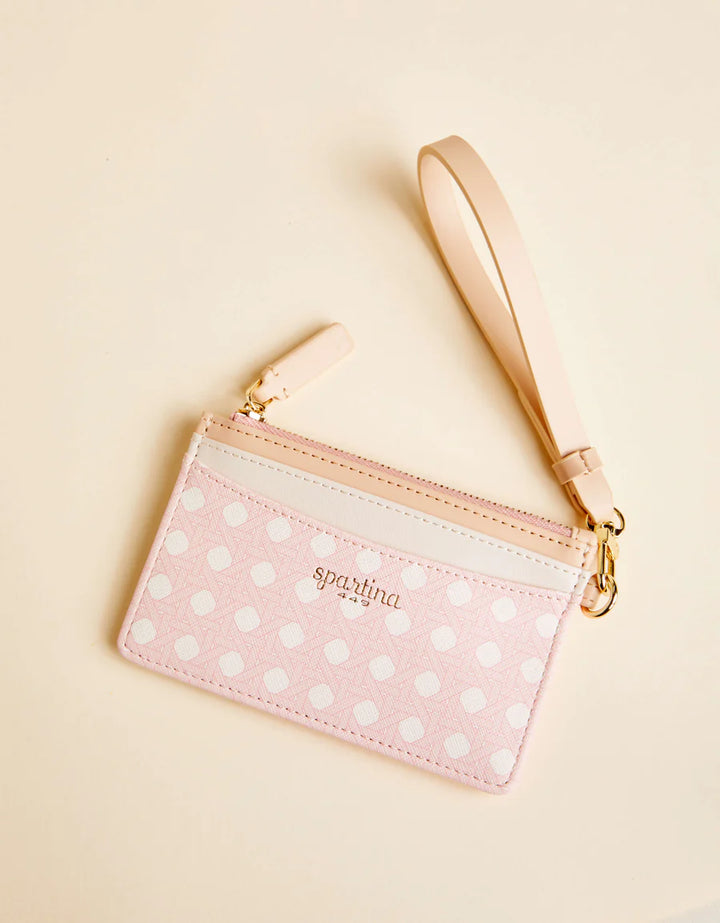 PINK CANE SLIMCARD COINPURSE