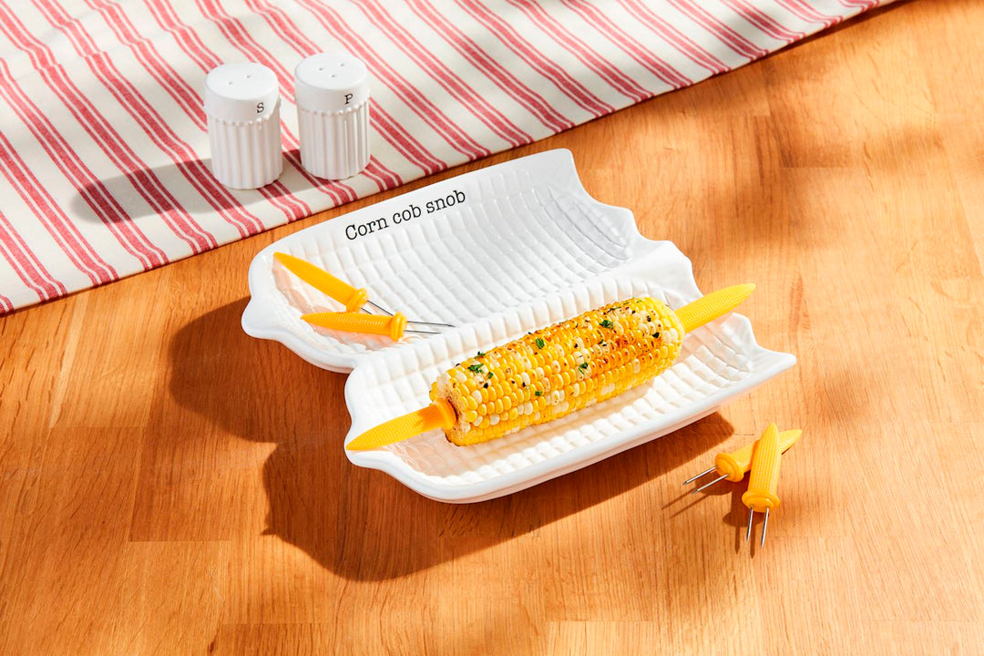 CORN PLATTER & SKEWER SET