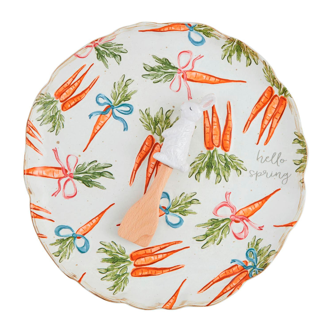 CARROT PATTERN PLATTER SET