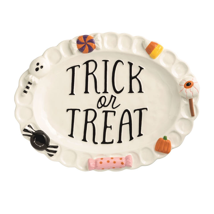 HALLOWEEN CANDY TRICK OR TREAT PLATTER