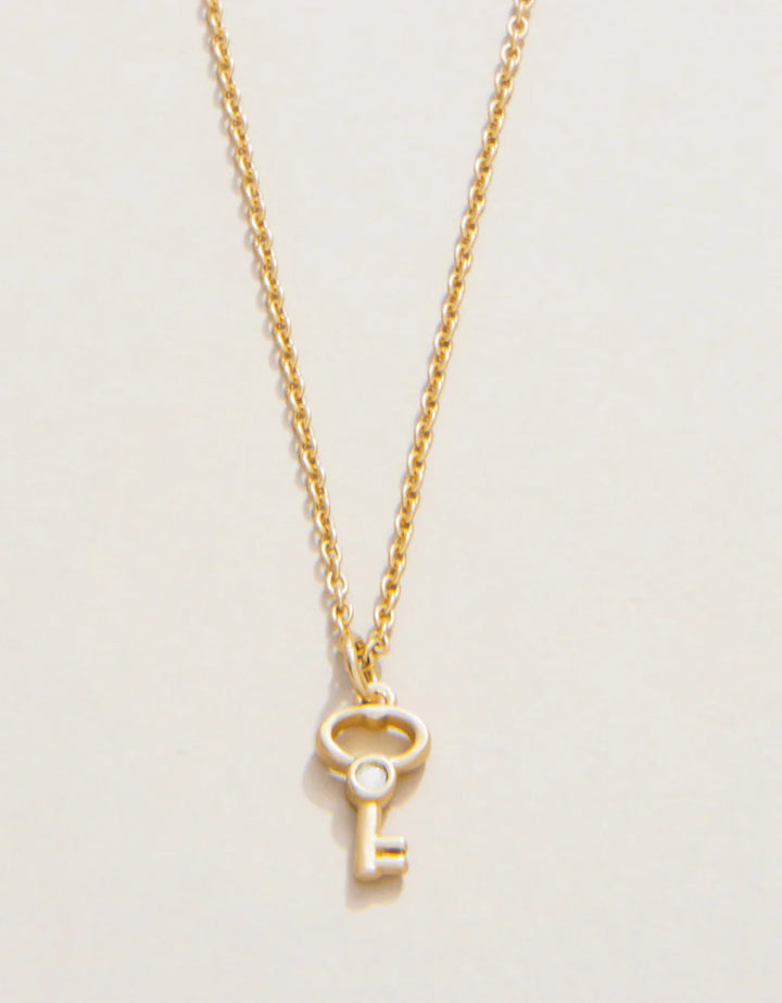 BEST FRIENDS/HEART KEY SEA LA VIE NECKLACE