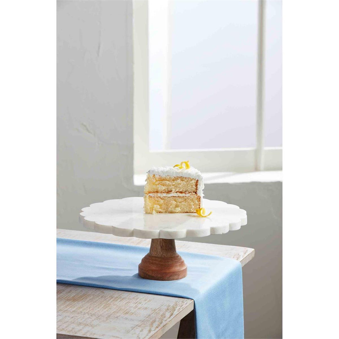 SCALLOPED CAKE STAND