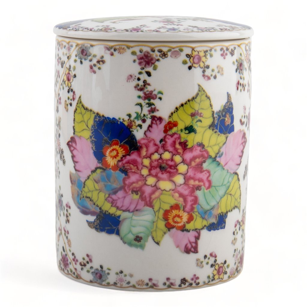 TOBACCO LEAF LIDDED CANDLE WITH BOX