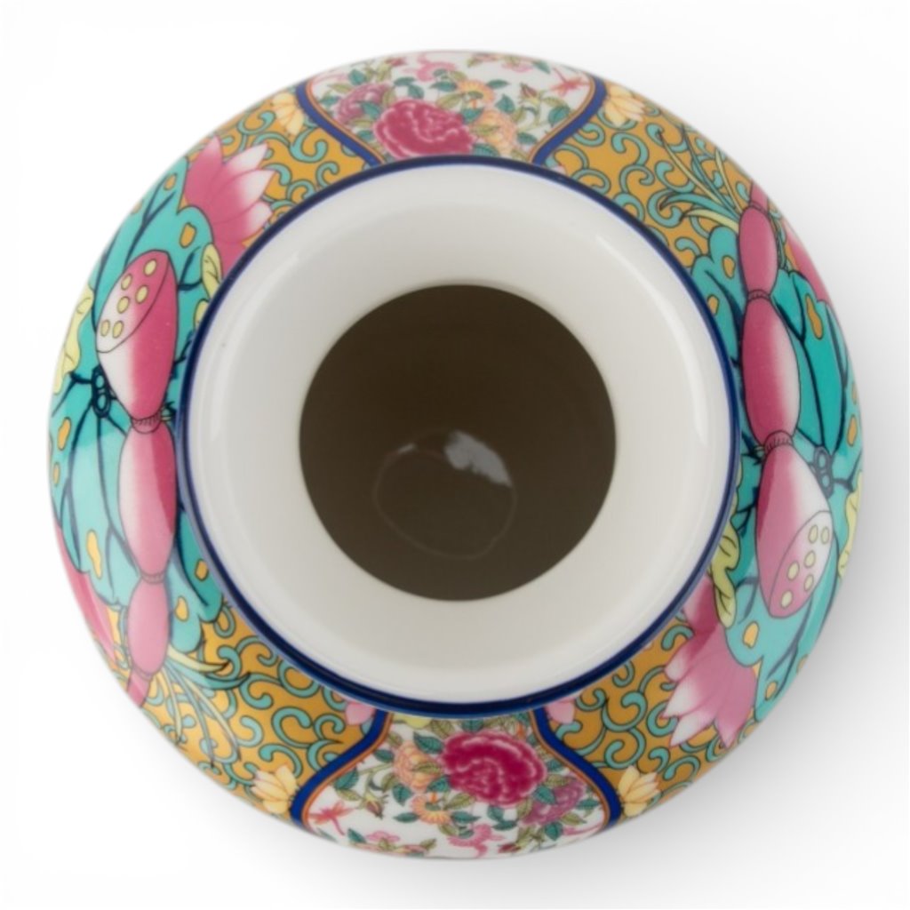 ROSE MEDALLION CANTON ROUND TISSUE BOX