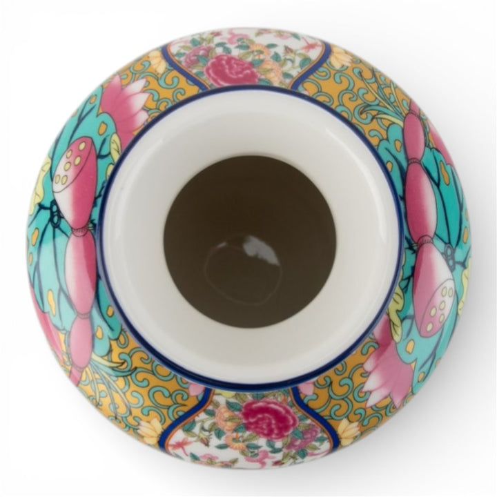 ROSE MEDALLION CANTON ROUND TISSUE BOX